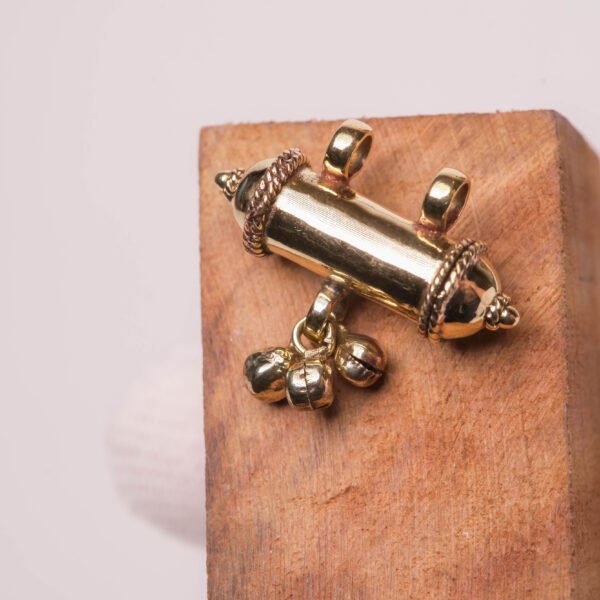 Sacred Nrisimhadev Kavacha Pendant –Panchaloha Protection Amulet