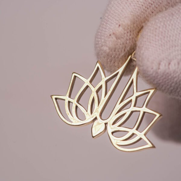 Lotus Panchaloha Pendant 1 Inch Sacred Spiritual Lotus