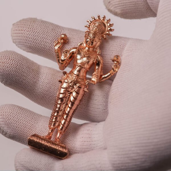 3" Surya Bhagavan Murti | Pure Bronze Sun God Statue