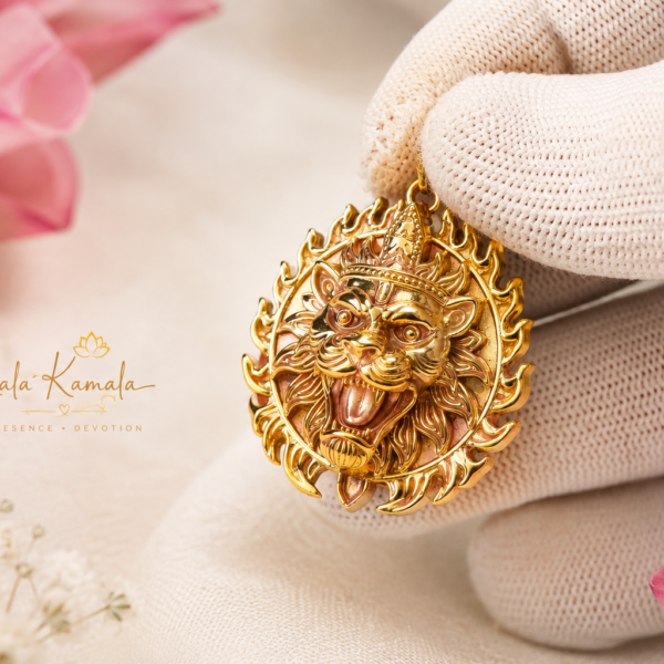 Panchaloha Nrisimhadev Pendant 3.5 cm | Lord Narasimha Pendant