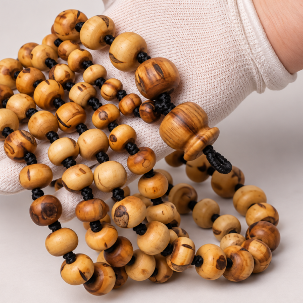 Tulasi Japa Mala, 108 Beads, Holy Basil Japa Mala, Tulsi Mala from Mayapur, Hare Krishna