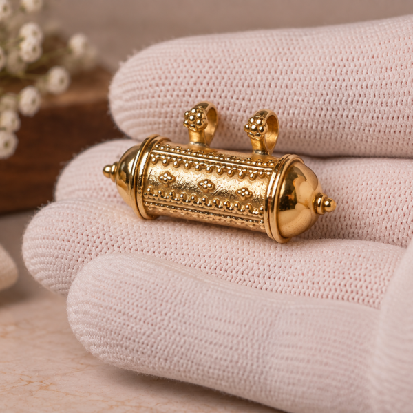 Sacred Nrisimhadev Kavacha Pendant –Panchaloha Protection Amulet