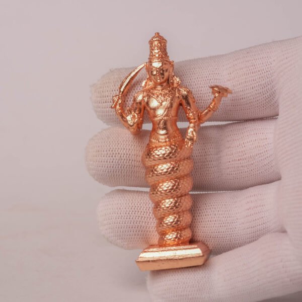 Rahu Bhagavan Murti 3 Inch | Bronze Rahu Dev Statue