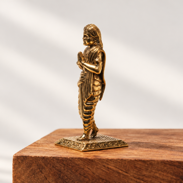 Prahlad Maharaj Panchaloha Murti, Hindu Devotional Deity Statue, 1.3 cm