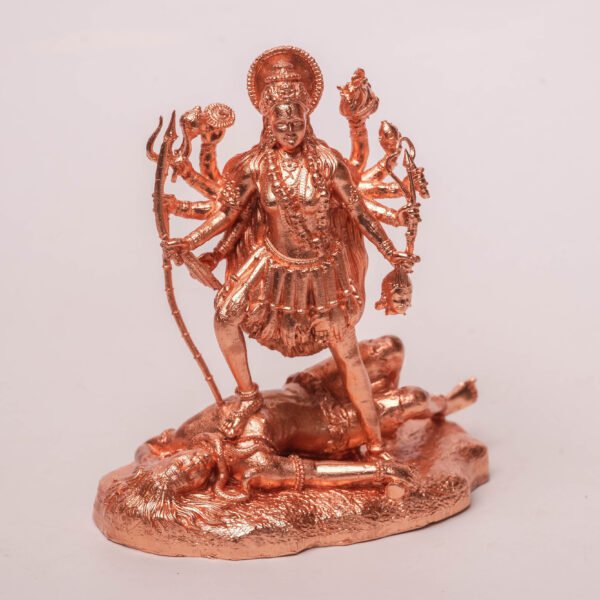 Durga Devi Bronze Murti, 5 Inch Hindu Goddess Statue, Maa Durga